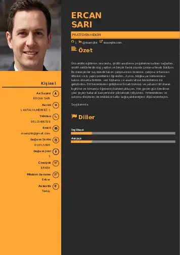 Pratisyen Hekim Cv Örnekleri cv indir